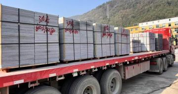 石嘴山 芝麻灰地铺石出货日常