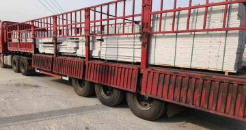 石嘴山 白麻荔枝面外墙干挂，工厂装车日常