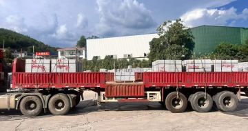 石嘴山 芝麻灰花岗岩地铺石出货日常