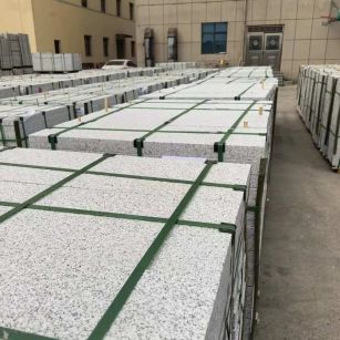 石嘴山 白麻花岗岩5.0公分荔枝面地铺石