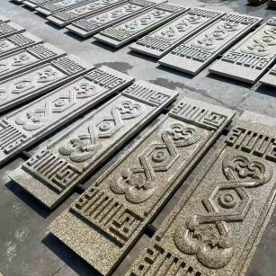 石嘴山 黄金麻花岗岩外墙雕刻板