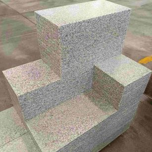 石嘴山 白麻花岗岩荔枝面地铺石