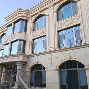 石嘴山 黄金麻花岗岩别墅外墙干挂