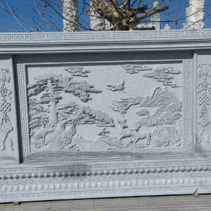 石嘴山 芝麻白大型照壁，屏风，影壁
