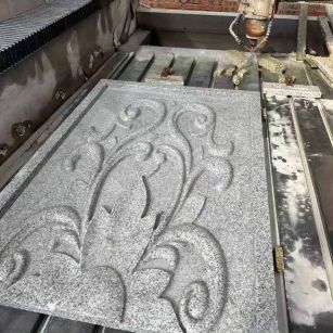 石嘴山 白麻别墅干挂雕花板