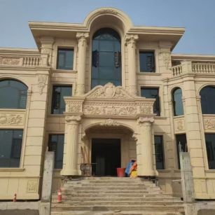 石嘴山 黄金麻花岗岩别墅外墙干挂