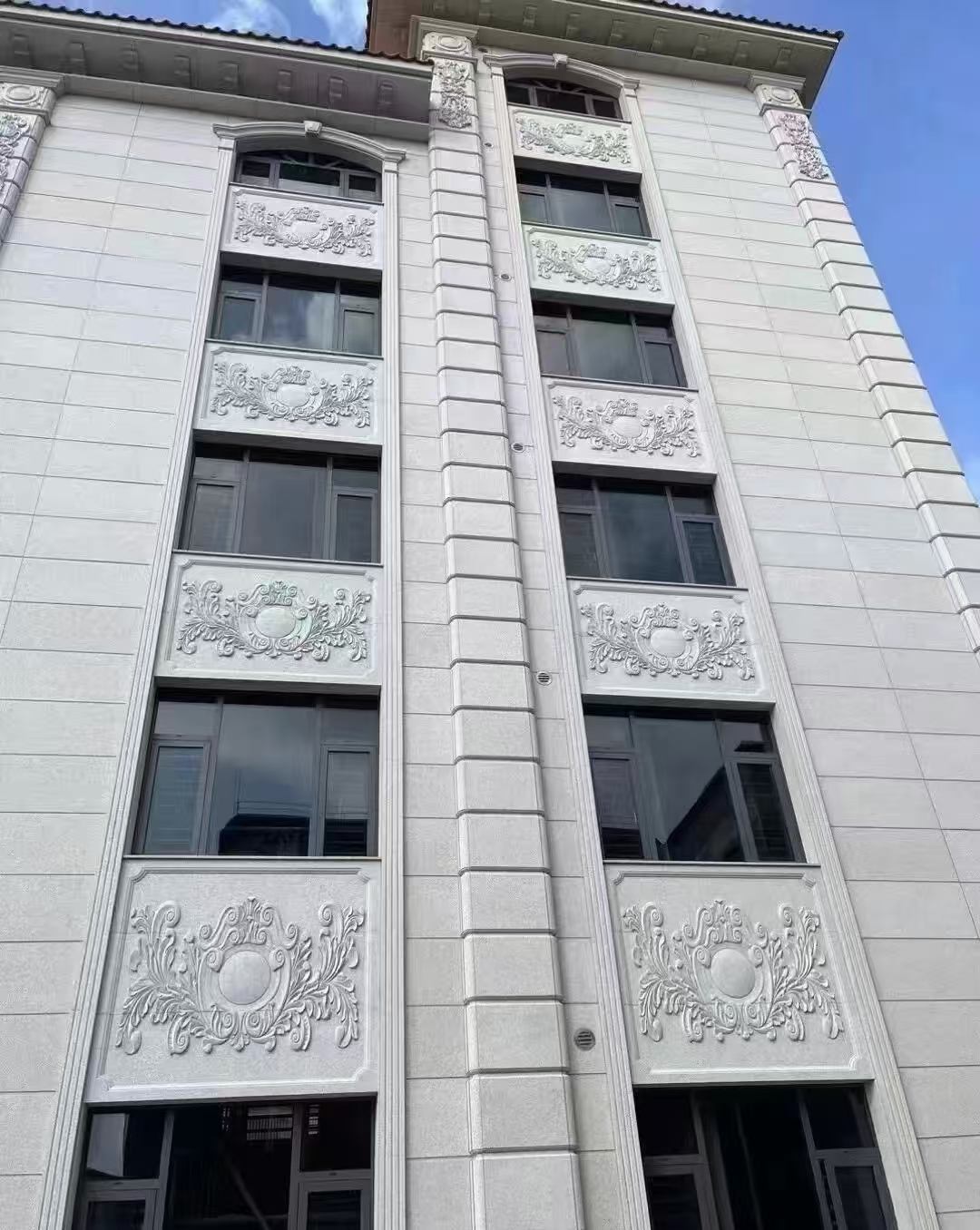 石嘴山 白麻荔枝面花岗岩别墅外墙干挂