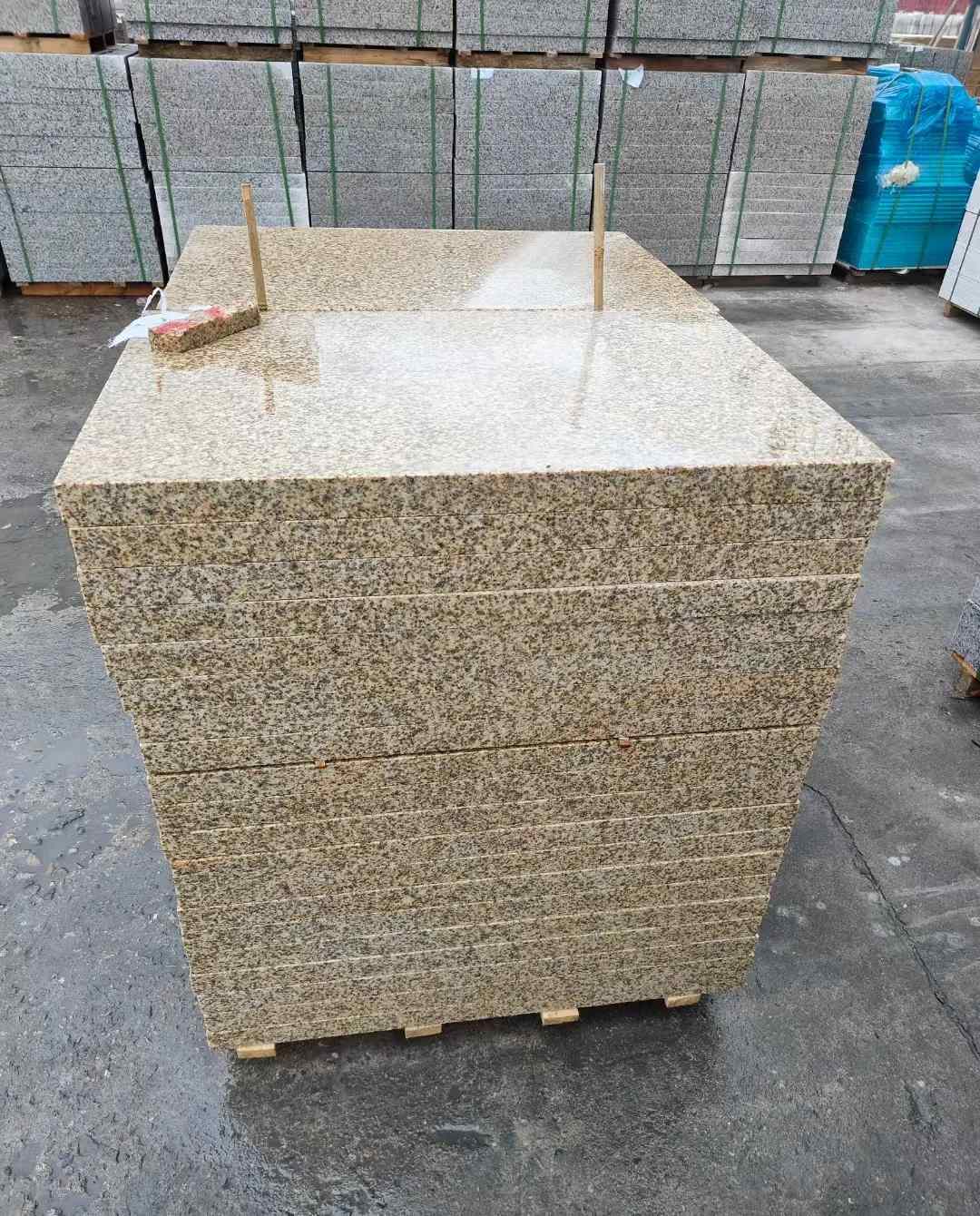 石嘴山 湖北黄金麻花岗岩石材荔枝面外墙石材