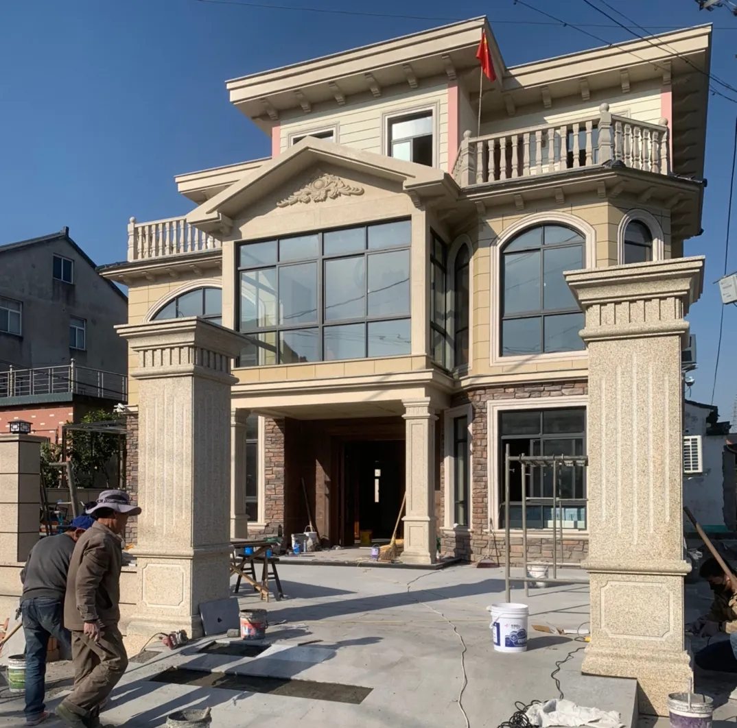 石嘴山 黄金麻花岗岩荔枝面别墅外墙干挂私家专属