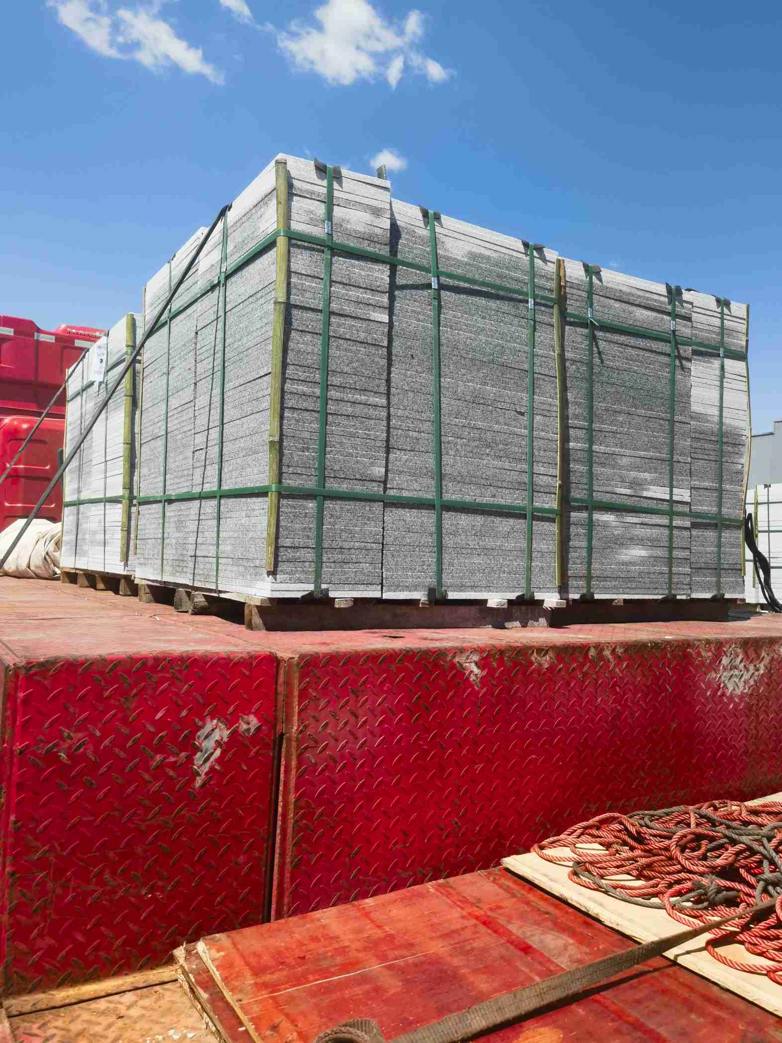 石嘴山 芝麻白火烧规格板地铺石300*600/600*600