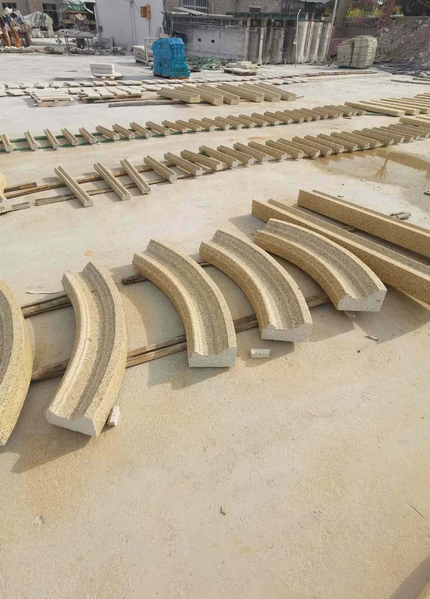 石嘴山 黄金麻花岗岩别墅线条